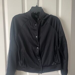 adidas women’s bomber style jacket sz Med